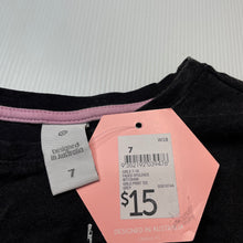 Load image into Gallery viewer, Girls Target, lace trim cotton t-shirt / top, NEW, size 7,  