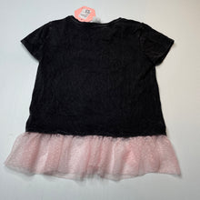 Load image into Gallery viewer, Girls Target, lace trim cotton t-shirt / top, NEW, size 7,  