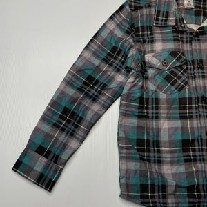Boys Urban Supply, flannel cotton long sleeve shirt, EUC, size 10,  