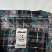 Load image into Gallery viewer, Boys Urban Supply, flannel cotton long sleeve shirt, EUC, size 10,  