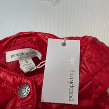 Load image into Gallery viewer, Girls Pumpkin Patch, lightweight hooded vest / jacket, NEW, size 5,  