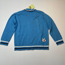 Load image into Gallery viewer, Boys Disney, Mickey Mouse knitted cotton cardigan/sweater, armpit to armpit: 38cm, shoulder to cuff: 40cm, NEW, size 6,  