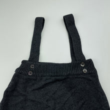 Load image into Gallery viewer, Girls Bel &amp; Bow, grey knitted casual dress, EUC, size 2, L: 48cm
