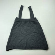 Load image into Gallery viewer, Girls Bel &amp; Bow, grey knitted casual dress, EUC, size 2, L: 48cm