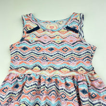 Load image into Gallery viewer, Girls Piping Hot, stretchy casual summer dress, EUC, size 3, L: 50cm