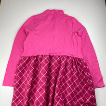 Load image into Gallery viewer, Girls Maru Maru, spliced lined long sleeve dress, EUC, size 12, L: 75cm