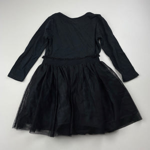 Girls B Collection, black tulle & sequin dress, Halloween, GUC, size 2, L: 46cm
