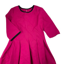 Load image into Gallery viewer, Girls pink, 3/4 sleeve dress, no size, armpit to armpit: 35cm, EUC, size 9-10, L: 73cm