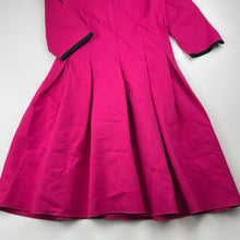 Load image into Gallery viewer, Girls pink, 3/4 sleeve dress, no size, armpit to armpit: 35cm, EUC, size 9-10, L: 73cm