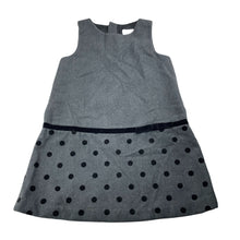 Load image into Gallery viewer, Girls EPK, lined grey soft feel dress, NEW, size 6, L: 58cm