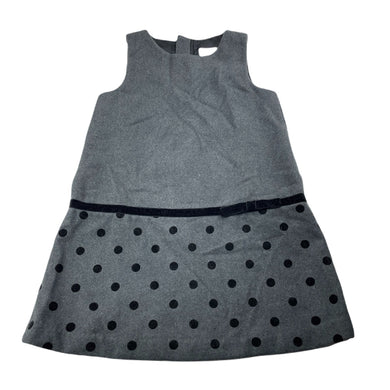 Girls EPK, lined grey soft feel dress, NEW, size 6, L: 58cm