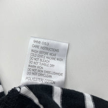 Load image into Gallery viewer, Girls Emerson, lightweight black &amp; white stripe dress, EUC, size 14, L: 74cm
