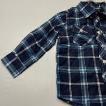 Load image into Gallery viewer, Boys H&amp;T, flannel cotton long sleeve shirt, NEW, size 2,  