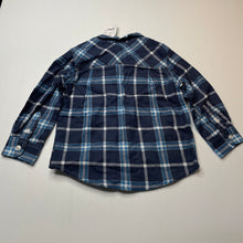 Load image into Gallery viewer, Boys H&amp;T, flannel cotton long sleeve shirt, NEW, size 2,  