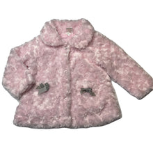 Load image into Gallery viewer, Girls Cutie Pie, pink faux fur jacket, GUC, size 1-2,  
