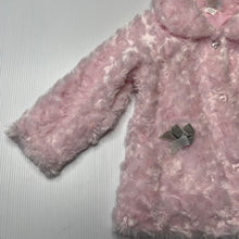Load image into Gallery viewer, Girls Cutie Pie, pink faux fur jacket, GUC, size 1-2,  