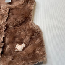 Load image into Gallery viewer, Girls Vitamins Baby, fleece lined faux fur vest, GUC, size 2,  
