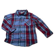 Load image into Gallery viewer, Boys Charlie &amp; Me, colourful lightweight cotton long sleeve shirt, EUC, size 1,  