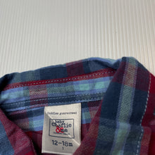 Load image into Gallery viewer, Boys Charlie &amp; Me, colourful lightweight cotton long sleeve shirt, EUC, size 1,  