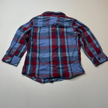 Load image into Gallery viewer, Boys Charlie &amp; Me, colourful lightweight cotton long sleeve shirt, EUC, size 1,  