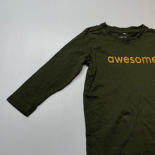 Load image into Gallery viewer, Boys Anko, khaki cotton long sleeve top, GUC, size 2,  