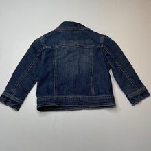 Load image into Gallery viewer, Girls H&amp;T, stretch denim jacket, butterfly, FUC, size 3,  