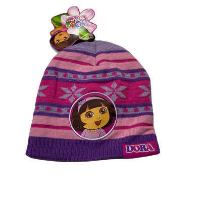 Girls Nickelodeon, Dora the Explorer knitted hat / beanie, NEW, size 3-6,  