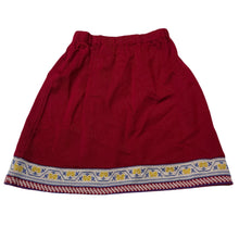 Load image into Gallery viewer, Girls knitted, skirt, elasticated, L: 39cm, W: 25cm across unstretched, EUC, size 6-7,  