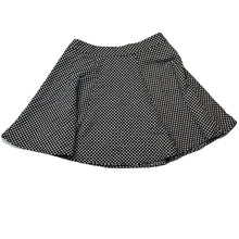 Load image into Gallery viewer, Girls Tilii, black &amp; white spot skirt, L: 40cm, *adjustable elastic missing*, W: 34cm across, FUC, size 12,  