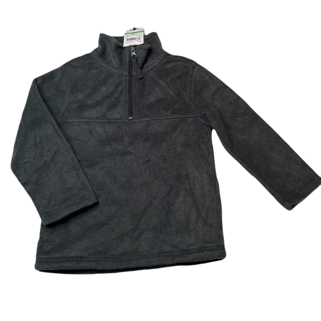 Boys H&T, grey fleece sweater / jumper, NEW, size 4,  