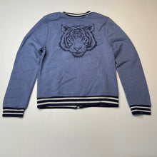 Load image into Gallery viewer, Girls Miss Understood, fleece lined zip up sweater, tiger, EUC, size 10,  