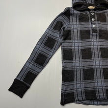 Load image into Gallery viewer, unisex Lily &amp; Dan, merino wool lightweight knit hooded top, EUC, size 6,  