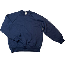 Load image into Gallery viewer, unisex LUPCO, navy fleece lined sweater / jumper, EUC, size 10,  