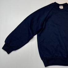 Load image into Gallery viewer, unisex LUPCO, navy fleece lined sweater / jumper, EUC, size 10,  