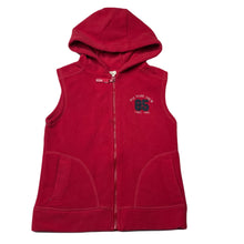 Load image into Gallery viewer, Boys Milkshake, red fleece hooded vest / jacket, EUC, size 6,  