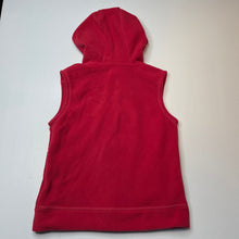 Load image into Gallery viewer, Boys Milkshake, red fleece hooded vest / jacket, EUC, size 6,  