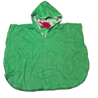 Girls SEAFOLLY, green terry beach cover / poncho, NEW, size 2,  