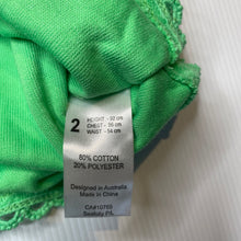 Load image into Gallery viewer, Girls SEAFOLLY, green terry beach cover / poncho, NEW, size 2,  