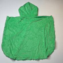 Load image into Gallery viewer, Girls SEAFOLLY, green terry beach cover / poncho, NEW, size 2,  