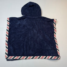 Load image into Gallery viewer, unisex Young Hearts, navy hooded towel / bveach cover, NEW, size 0-1,  