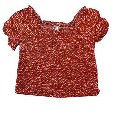Girls Anko, viscose shirred top, EUC, size 14,  