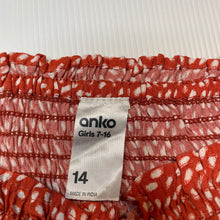 Load image into Gallery viewer, Girls Anko, viscose shirred top, EUC, size 14,  