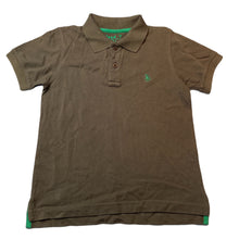 Load image into Gallery viewer, Boys Feedback, khaki cotton polo shirt top, GUC, size 6,  