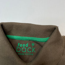 Load image into Gallery viewer, Boys Feedback, khaki cotton polo shirt top, GUC, size 6,  