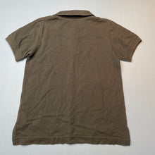 Load image into Gallery viewer, Boys Feedback, khaki cotton polo shirt top, GUC, size 6,  