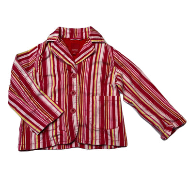 Girls Esprit, striped lightweight cotton jacket, GUC, size 2,  