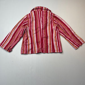 Girls Esprit, striped lightweight cotton jacket, GUC, size 2,  