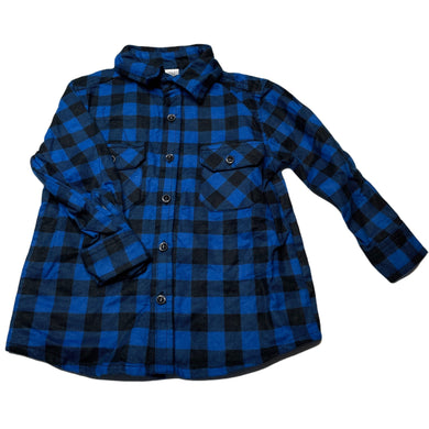 Boys Favourites, flannel cotton long sleeve shirt, EUC, size 3,  