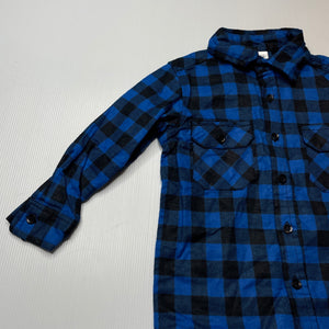 Boys Favourites, flannel cotton long sleeve shirt, EUC, size 3,  