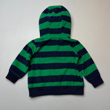 Load image into Gallery viewer, Boys Carters, soft fleece zip hoodie sweater, GUC, size 6 months,  